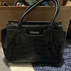 Nautica black womens handbag